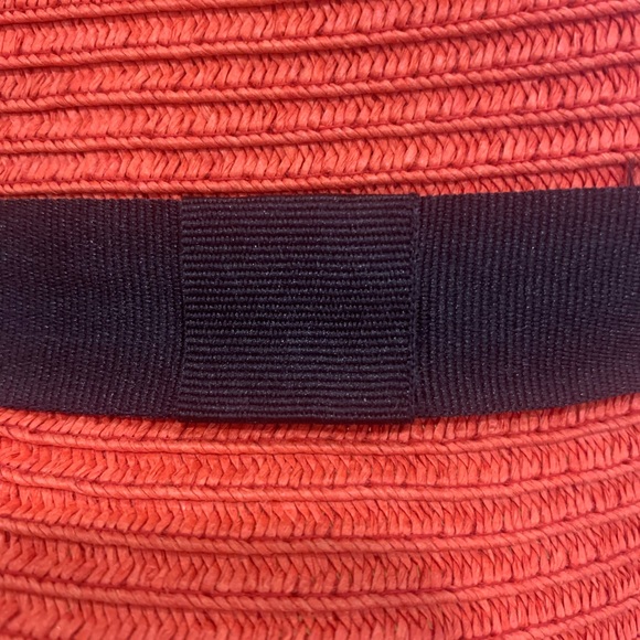 The Hatter Company orange floppy beach hat. - Picture 2 of 4